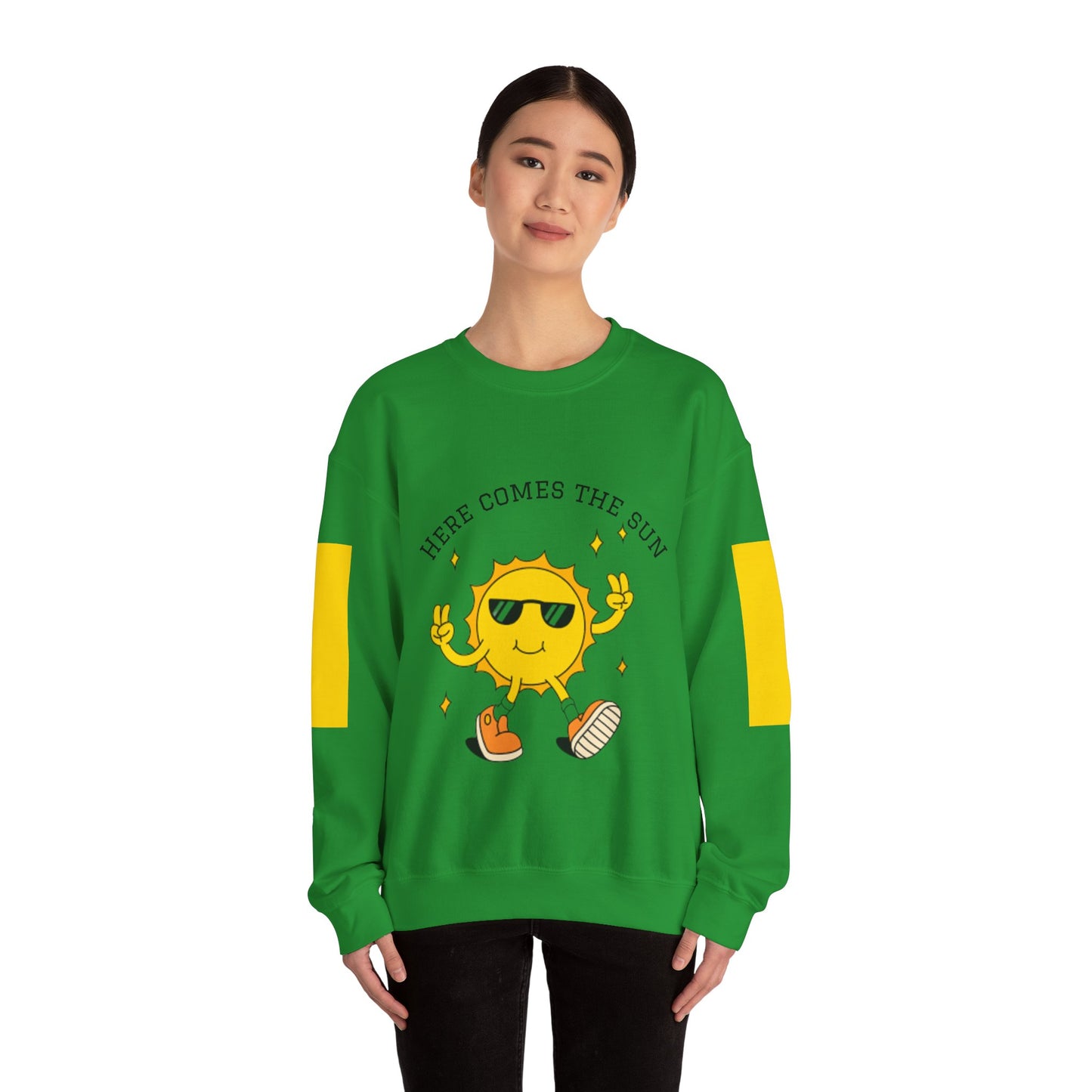 Sunny Vibes Sweatshirt - Bright Unisex Crewneck for Casual Days, Gift for Friends, Spring Fashion, Fun Layering, Sunshine Design