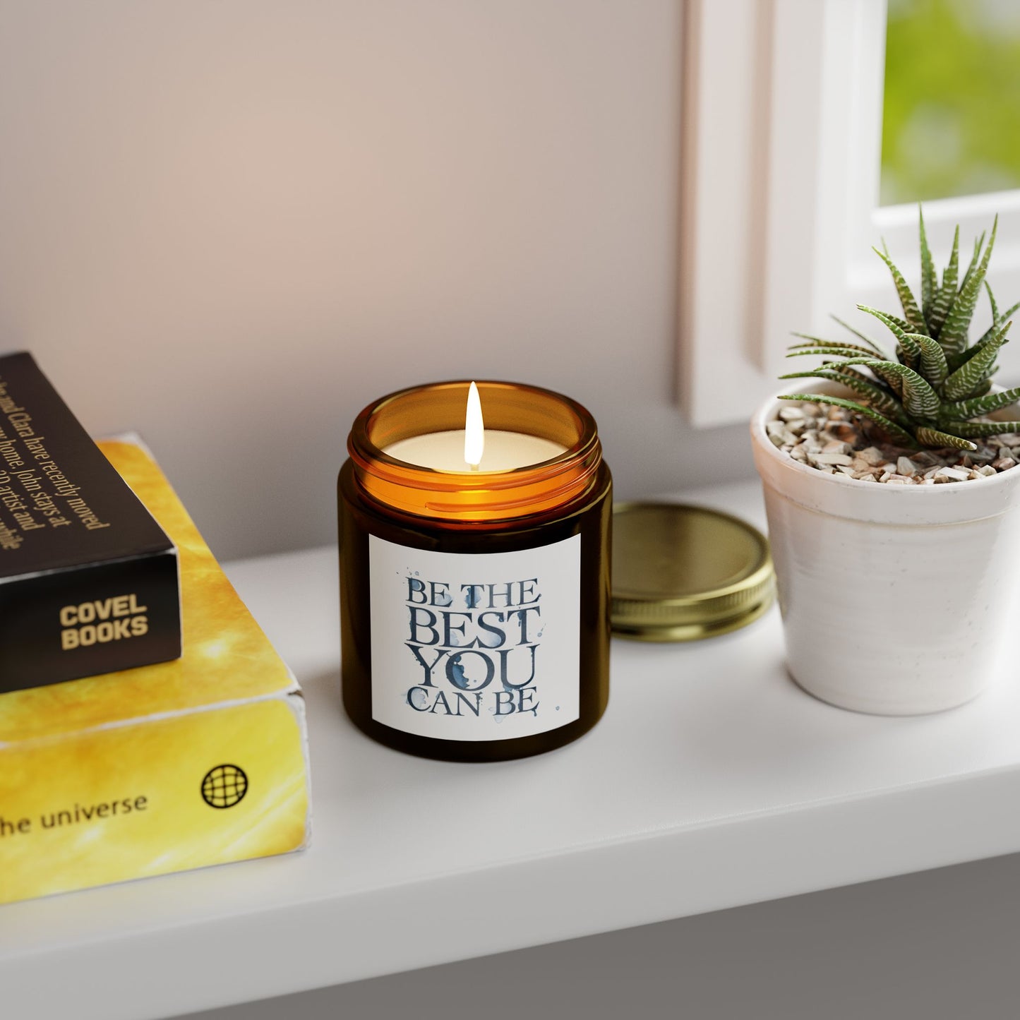 Motivational Scented Candles for Home, Cozy Gift, Aromatherapy Decor, Relaxation, Self-Care, Inspirational Gift