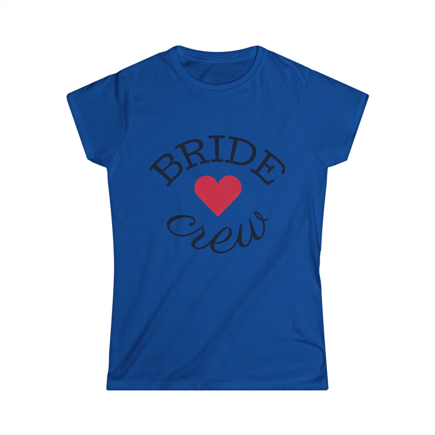 Bridal Party Softstyle Tee, Bride Crew Shirt, Bachelorette Gift, Wedding Celebration Outfit, Bridesmaid Apparel, Stylish Wedding Wear