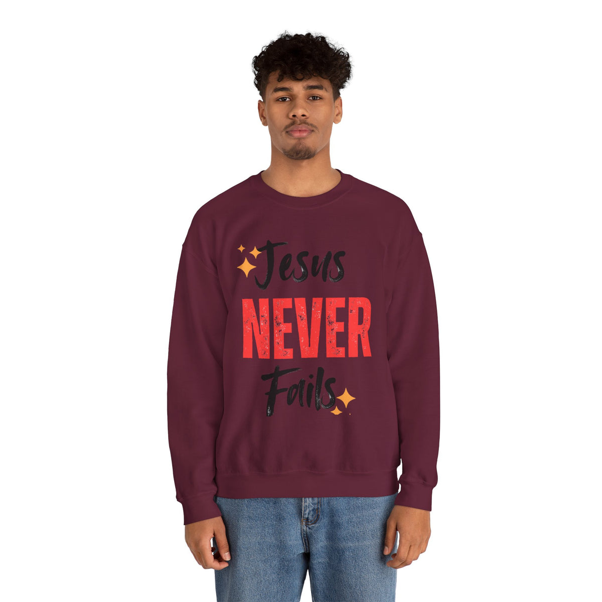 Jesus Never Fails Sweatshirt