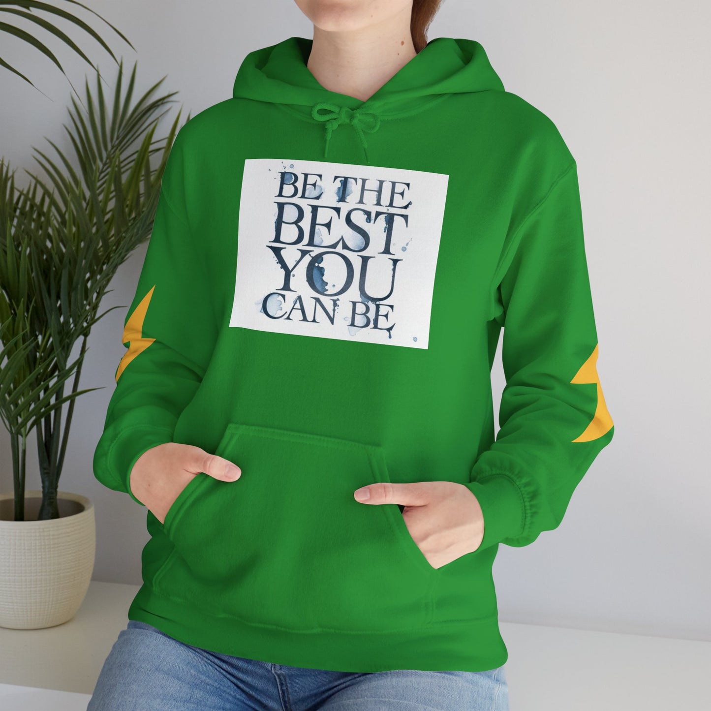 Inspirational Quote Hoodie, Motivation Sweatshirt, Unisex Gift, Cozy Casual Wear, Perfect for Holidays, Be The Best You Can Be