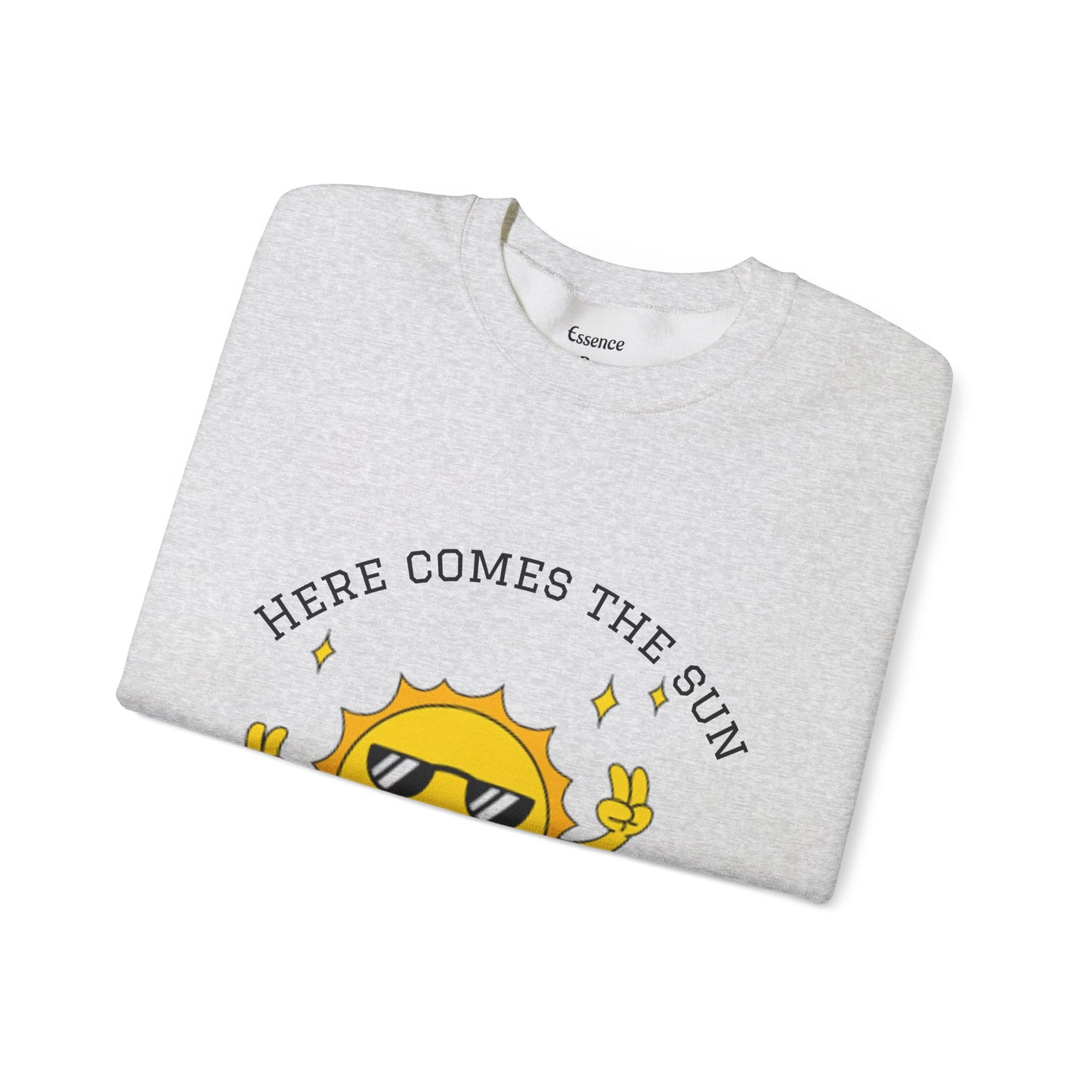 Sunny Vibes Sweatshirt - Bright Unisex Crewneck for Casual Days, Gift for Friends, Spring Fashion, Fun Layering, Sunshine Design