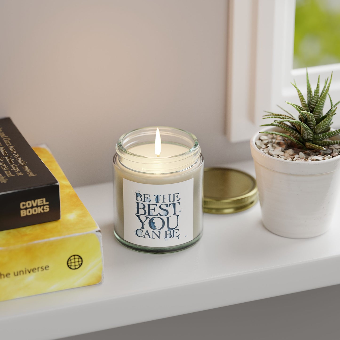 Motivational Scented Candles for Home, Cozy Gift, Aromatherapy Decor, Relaxation, Self-Care, Inspirational Gift