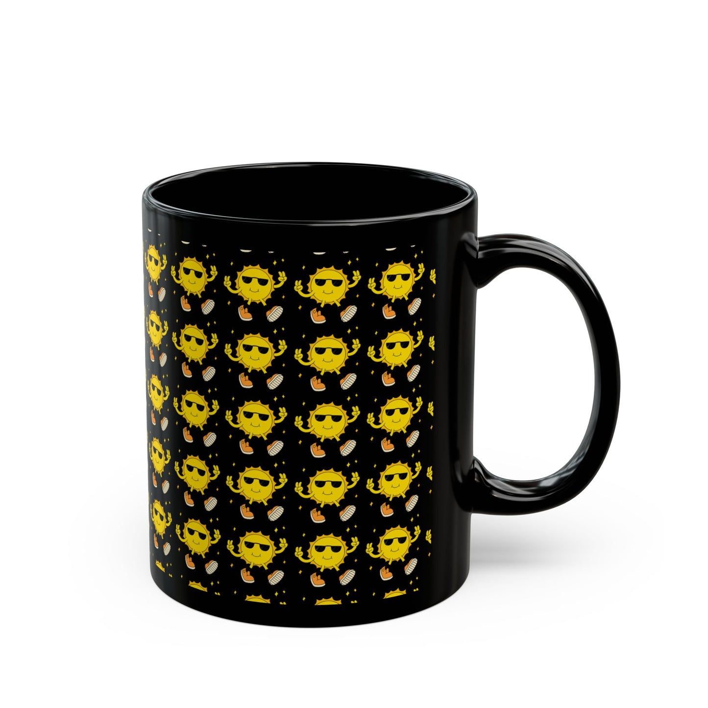 Vibrant Cartoon Illustration Mug - Perfect for Coffee Lovers, Gift for Friends, Quirky Kitchen Decor, Unique Birthday Gift, Fun Collectible
