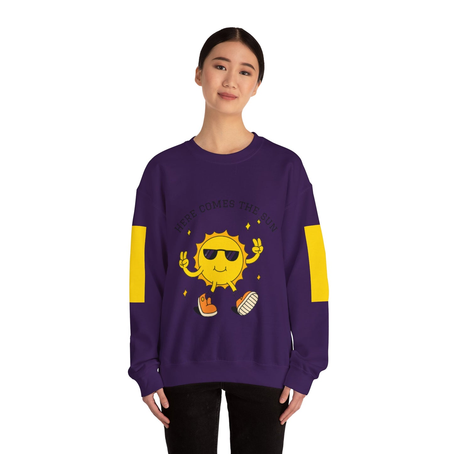Sunny Vibes Sweatshirt - Bright Unisex Crewneck for Casual Days, Gift for Friends, Spring Fashion, Fun Layering, Sunshine Design