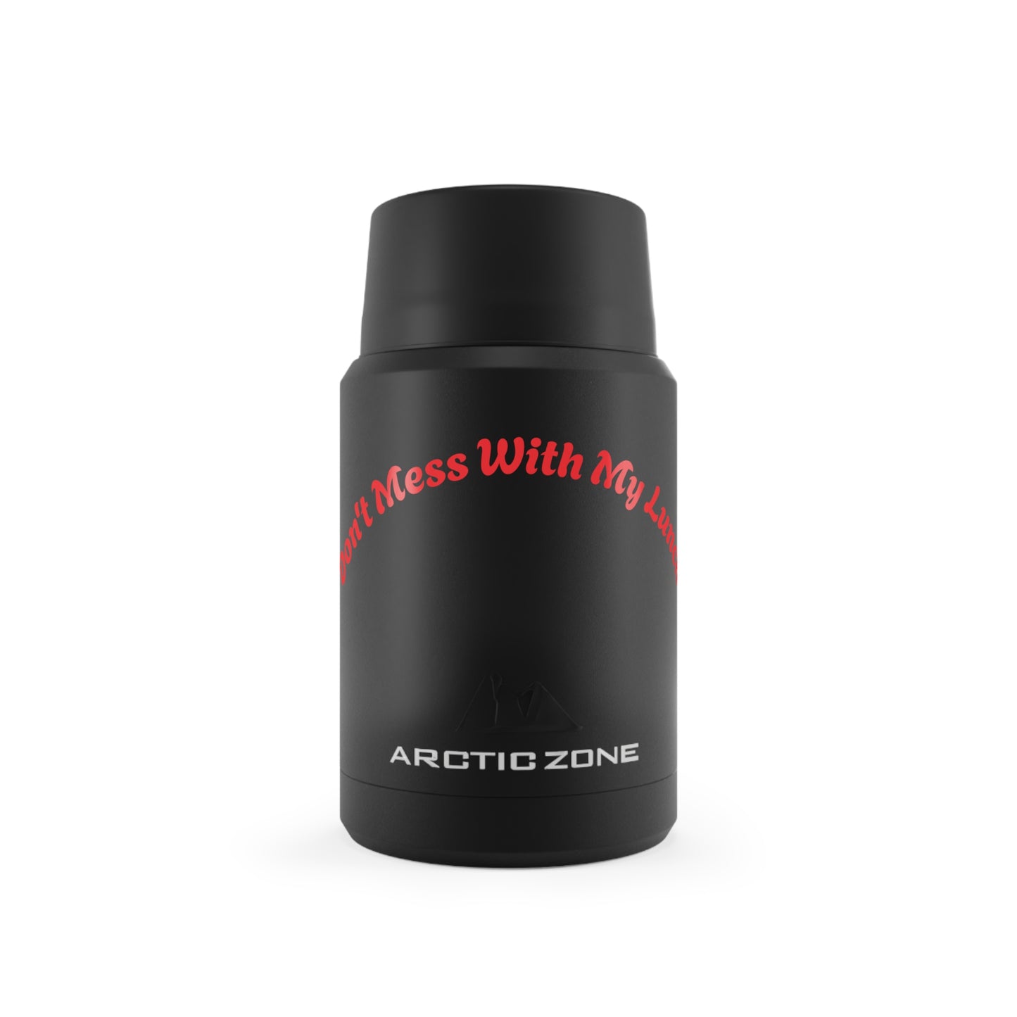Insulated Food Jar with Funny Saying, Durable Lunch Container, Perfect for Picnics, Campouts, and Work