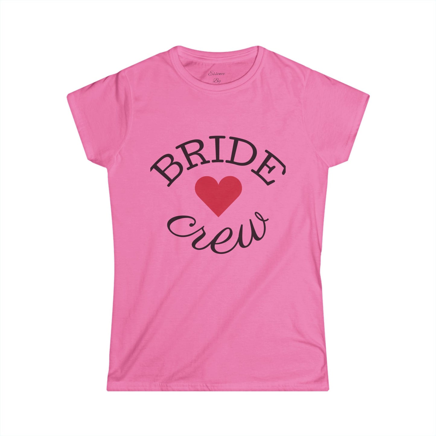 Bridal Party Softstyle Tee, Bride Crew Shirt, Bachelorette Gift, Wedding Celebration Outfit, Bridesmaid Apparel, Stylish Wedding Wear
