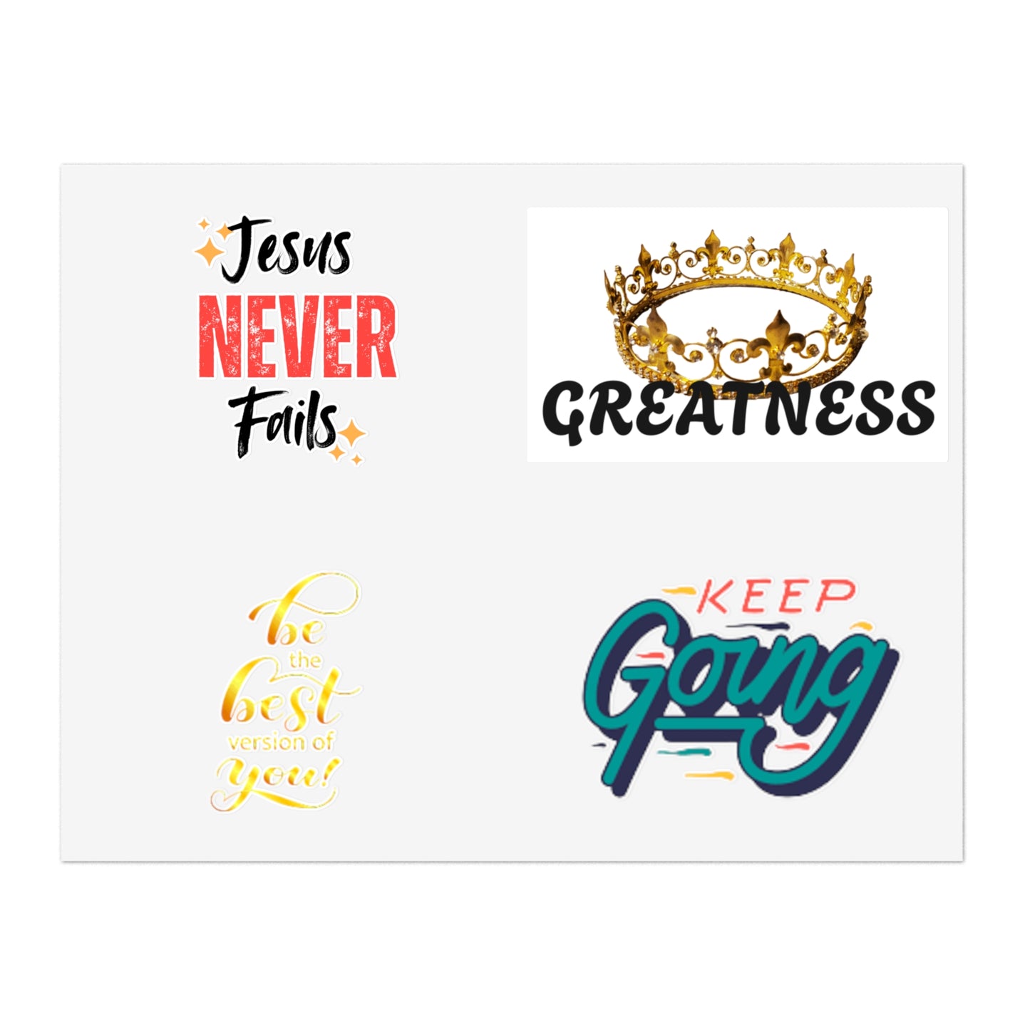 Inspirational Sticker Sheets for Motivation and Encouragement, Self-Improvement Stickers, Positive Affirmation Decor, Gifts for [...]