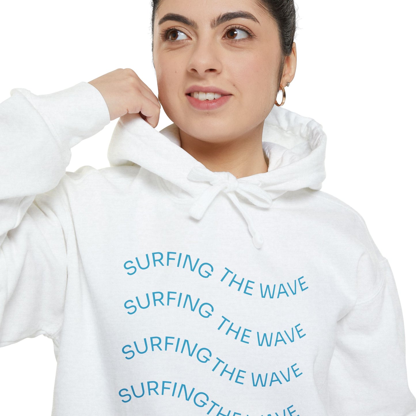 Surfing Wave Hoodie, Beachwear, Unisex Pullover, Casual Streetwear, Gift for Surfers, Summer Fashion