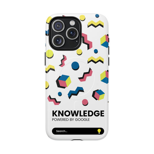Vibrant Phone Cases with 'Knowledge' Design, Colorful Protective Covers for Trendsetters, Ideal for Gifts & Everyday Use