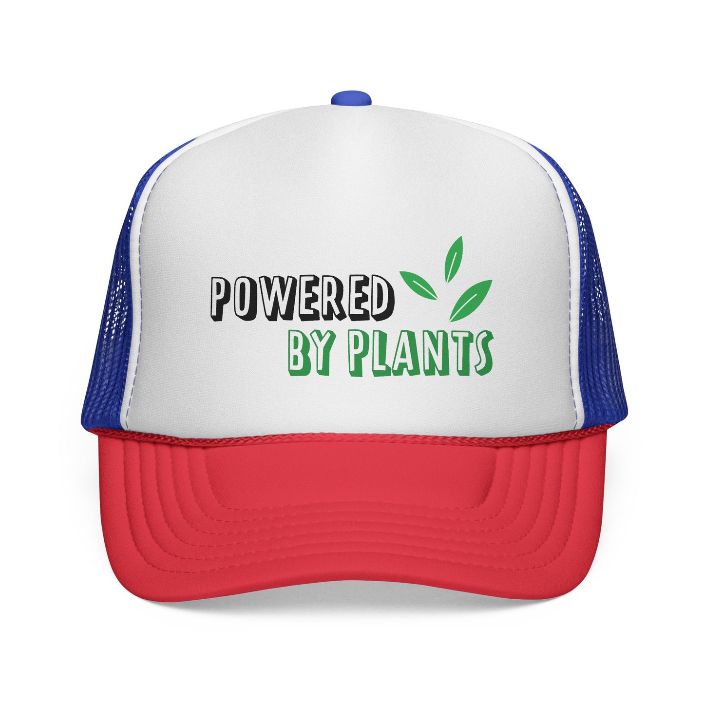 Eco-Friendly Trucker Cap - Powered by Plants, Sustainable Gift, Casual Hat for Plant Lovers, Gardening Accessory, Everyday Wear, Earth Day