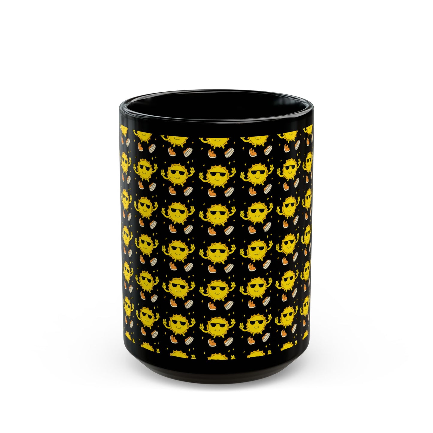 Vibrant Cartoon Illustration Mug - Perfect for Coffee Lovers, Gift for Friends, Quirky Kitchen Decor, Unique Birthday Gift, Fun Collectible