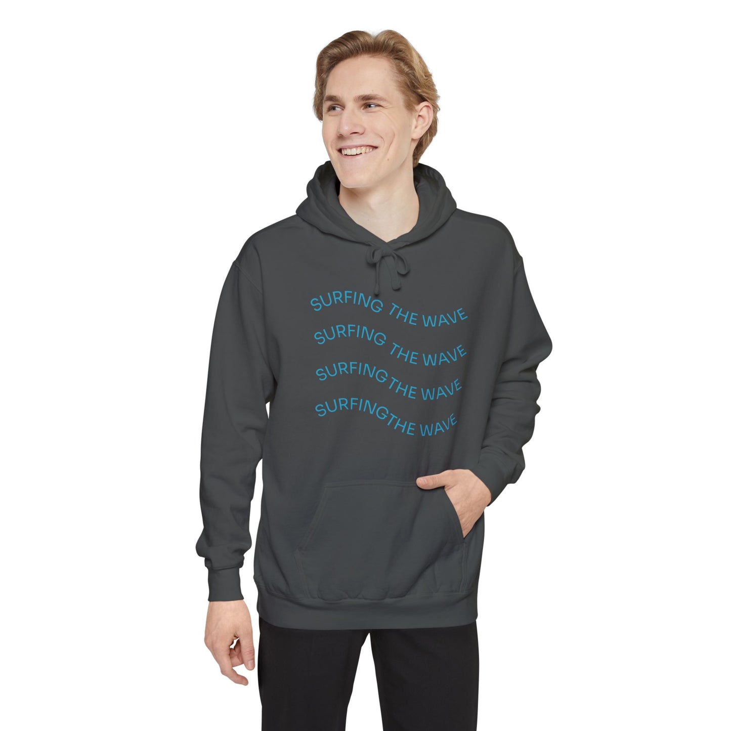 Surfing Wave Hoodie, Beachwear, Unisex Pullover, Casual Streetwear, Gift for Surfers, Summer Fashion