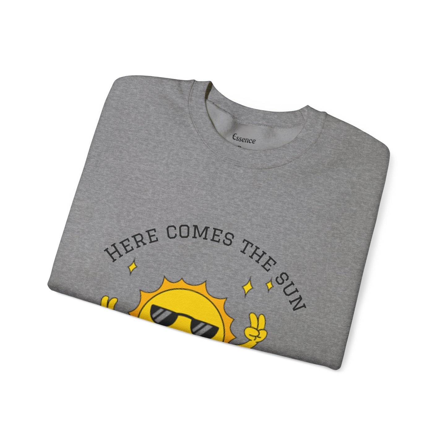 Sunny Vibes Sweatshirt - Bright Unisex Crewneck for Casual Days, Gift for Friends, Spring Fashion, Fun Layering, Sunshine Design