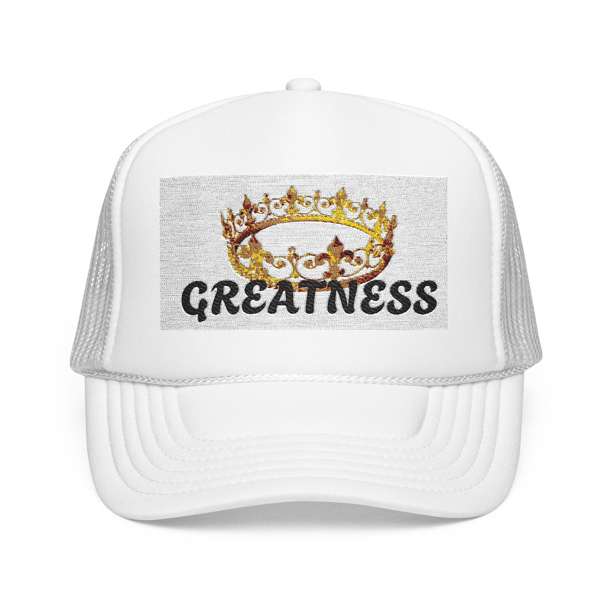 Greatness Hat — Foam Mesh Snapback Cap