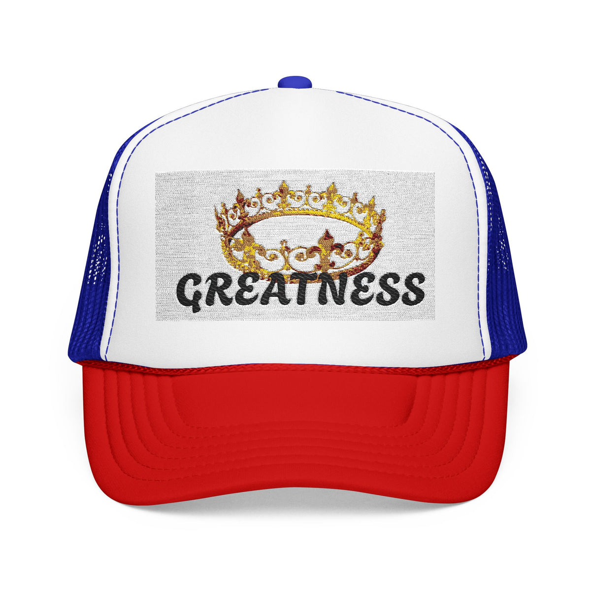 Greatness Hat — Foam Mesh Snapback Cap