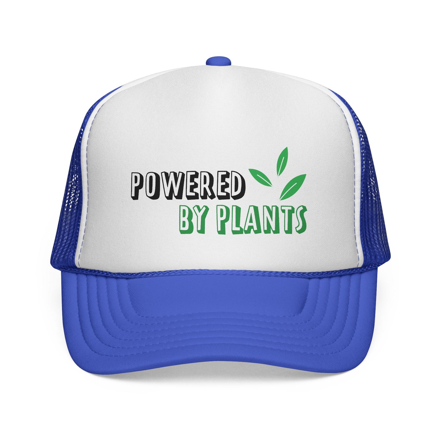 Eco-Friendly Trucker Cap - Powered by Plants, Sustainable Gift, Casual Hat for Plant Lovers, Gardening Accessory, Everyday Wear, Earth Day