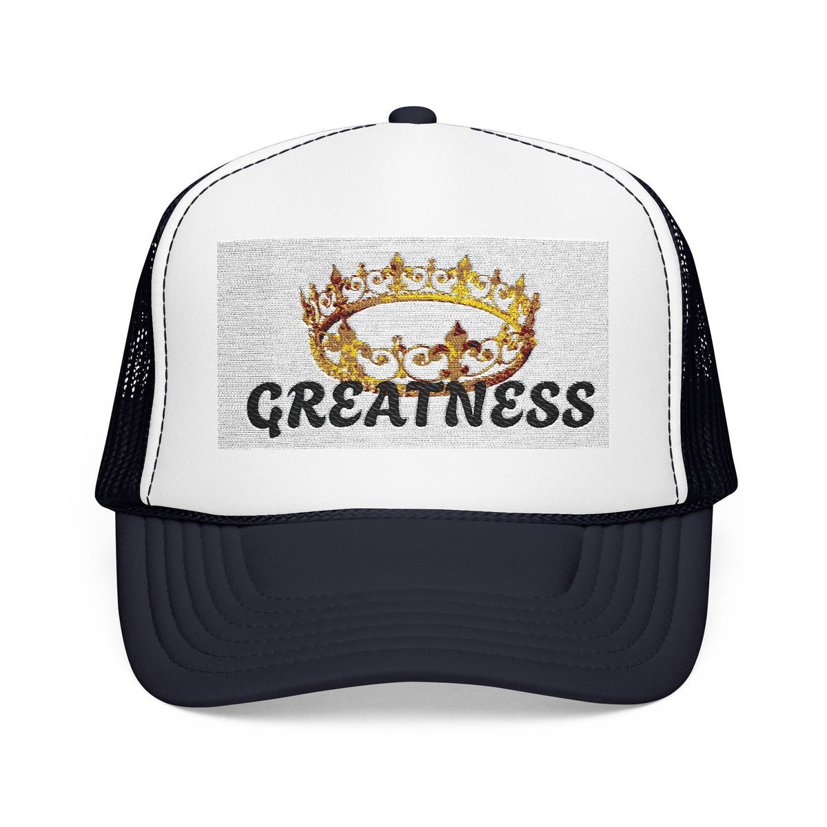 Greatness Hat — Foam Mesh Snapback Cap