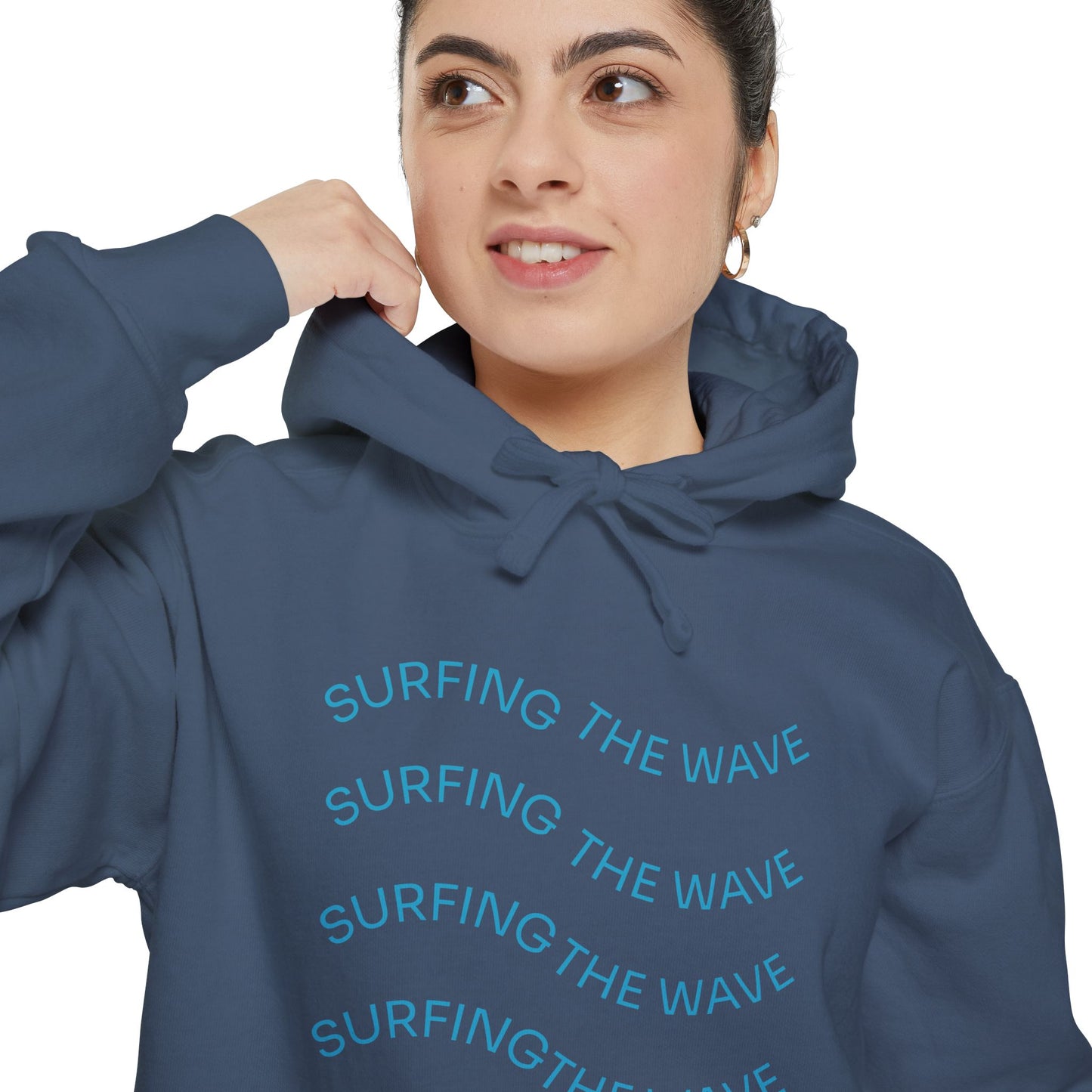 Surfing Wave Hoodie, Beachwear, Unisex Pullover, Casual Streetwear, Gift for Surfers, Summer Fashion