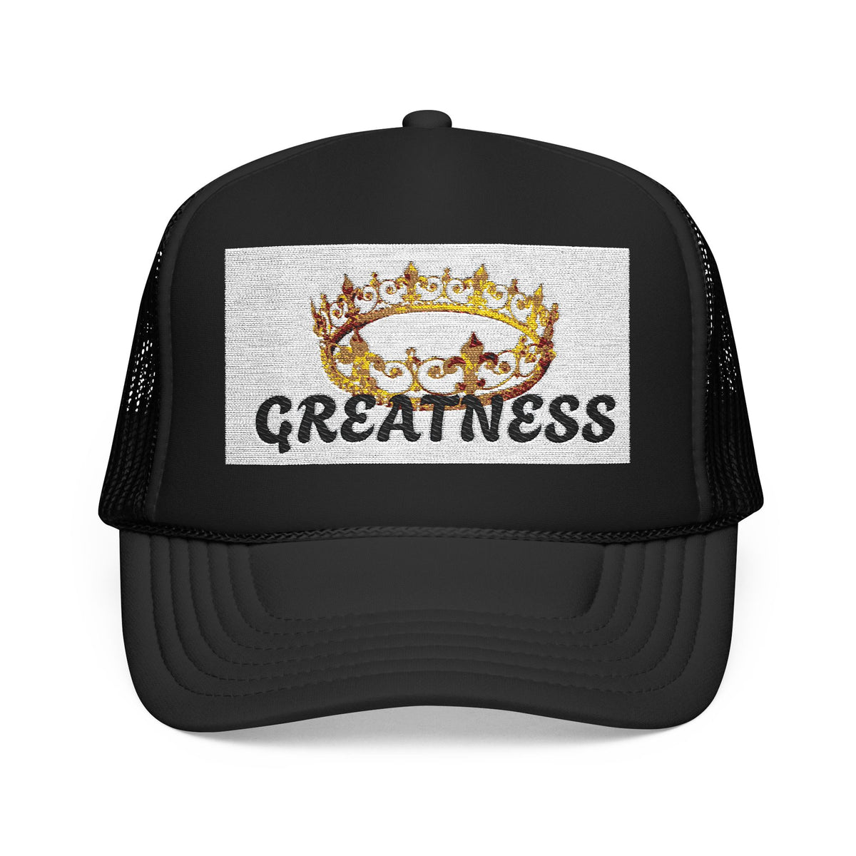 Greatness Hat — Foam Mesh Snapback Cap