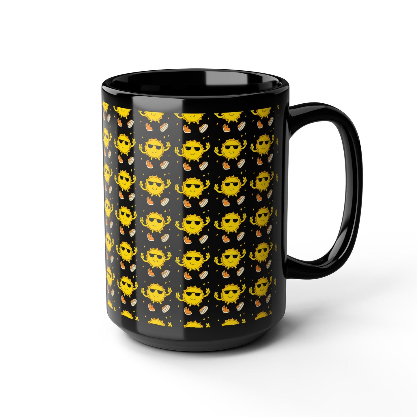 Vibrant Cartoon Illustration Mug - Perfect for Coffee Lovers, Gift for Friends, Quirky Kitchen Decor, Unique Birthday Gift, Fun Collectible