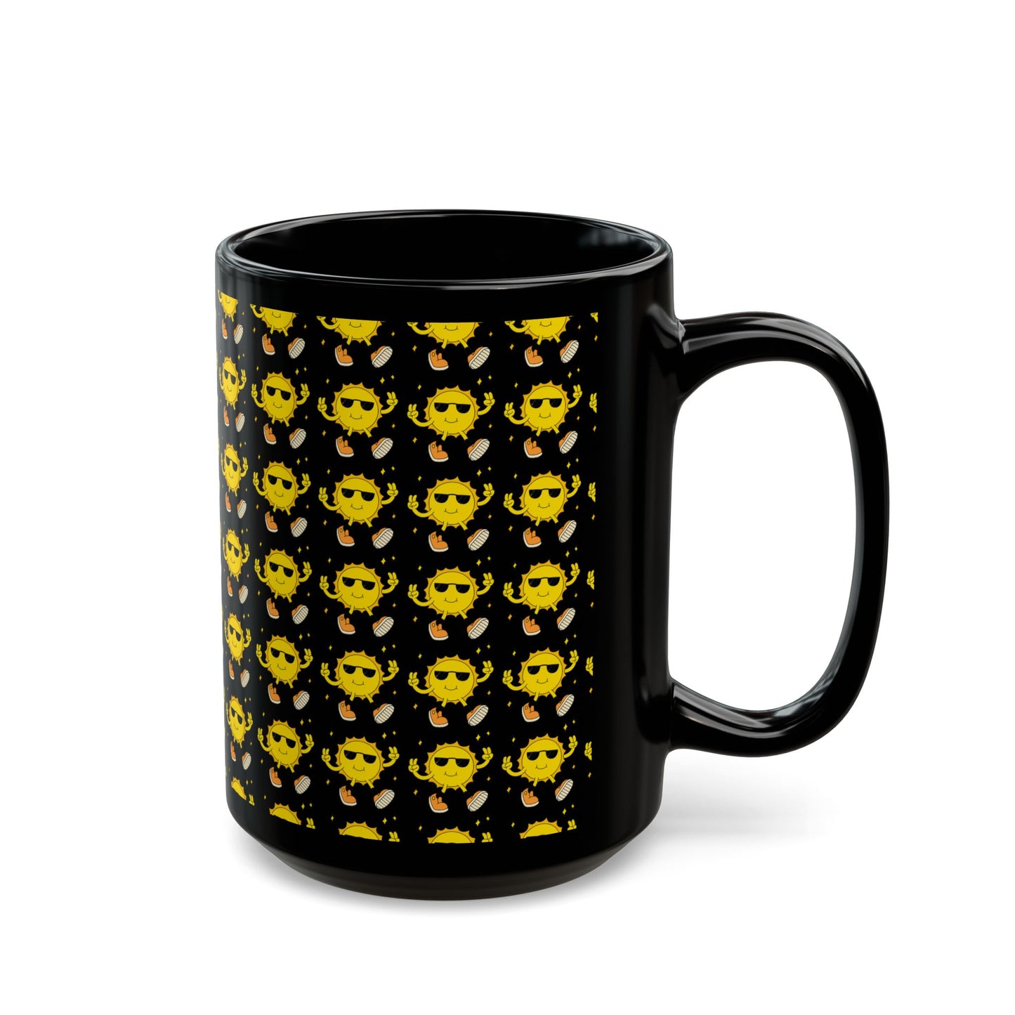 Vibrant Cartoon Illustration Mug - Perfect for Coffee Lovers, Gift for Friends, Quirky Kitchen Decor, Unique Birthday Gift, Fun Collectible