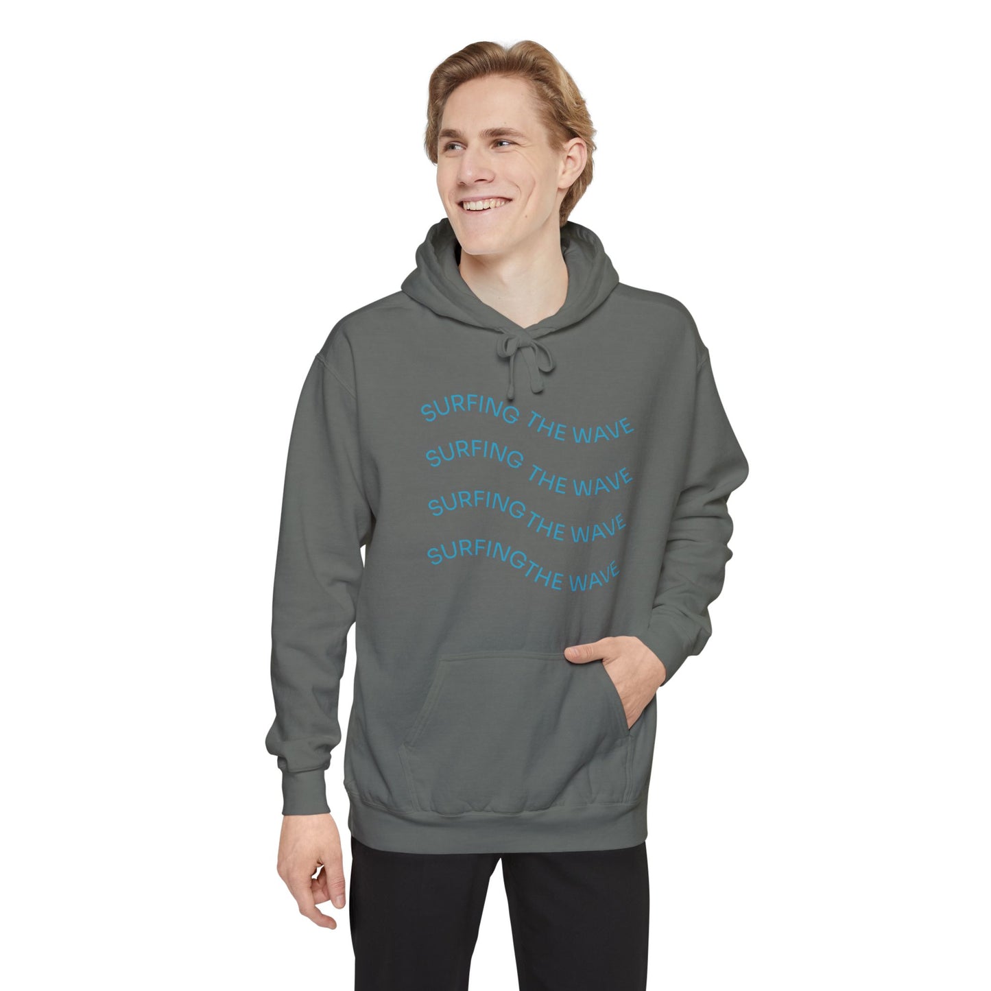 Surfing Wave Hoodie, Beachwear, Unisex Pullover, Casual Streetwear, Gift for Surfers, Summer Fashion