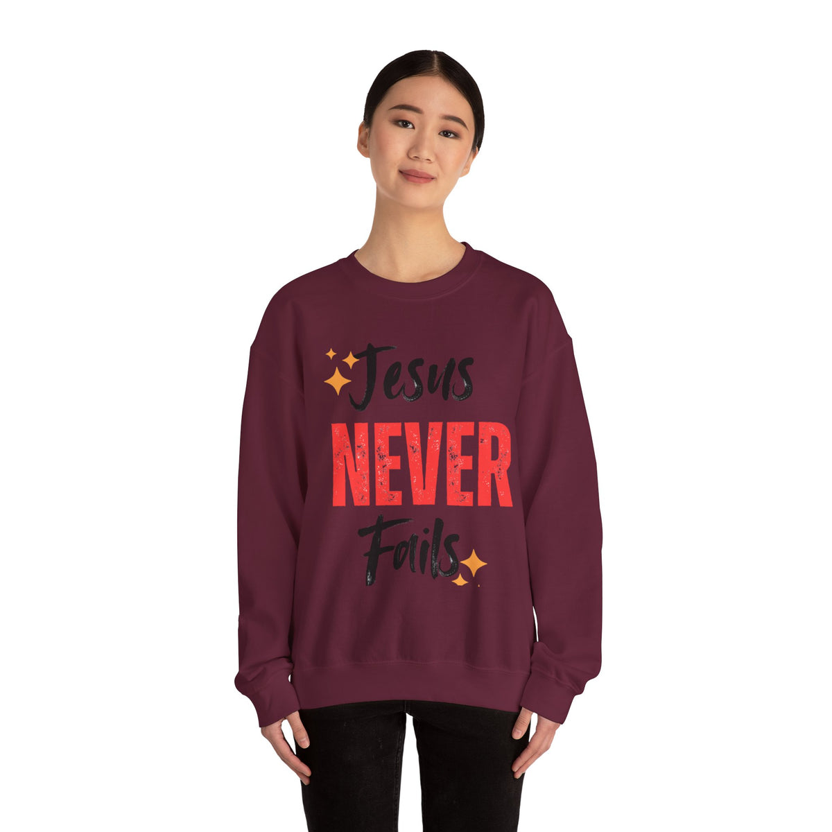 Jesus Never Fails Sweatshirt