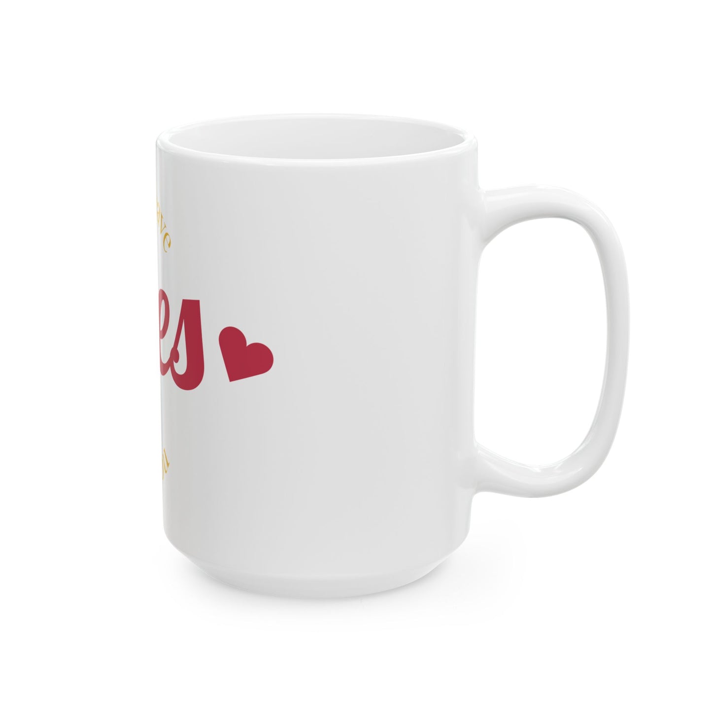 Romantic Ceramic Mug - I Only Have Eyes for You - Cute Gift for Couples, Valentine's Day, Anniversary, Love
