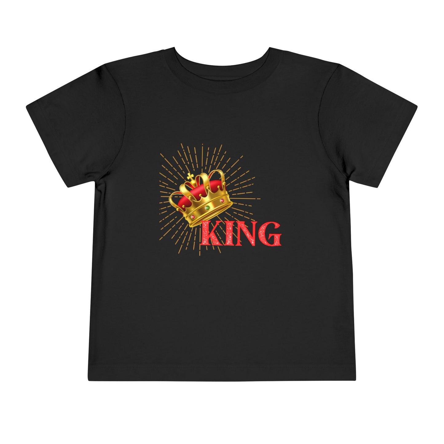 Toddler King Tee - Celebrate Royalty, Birthday Gift, Cute Toddler Shirt, Crown Design, Fun Casual Wear, Kids Apparel