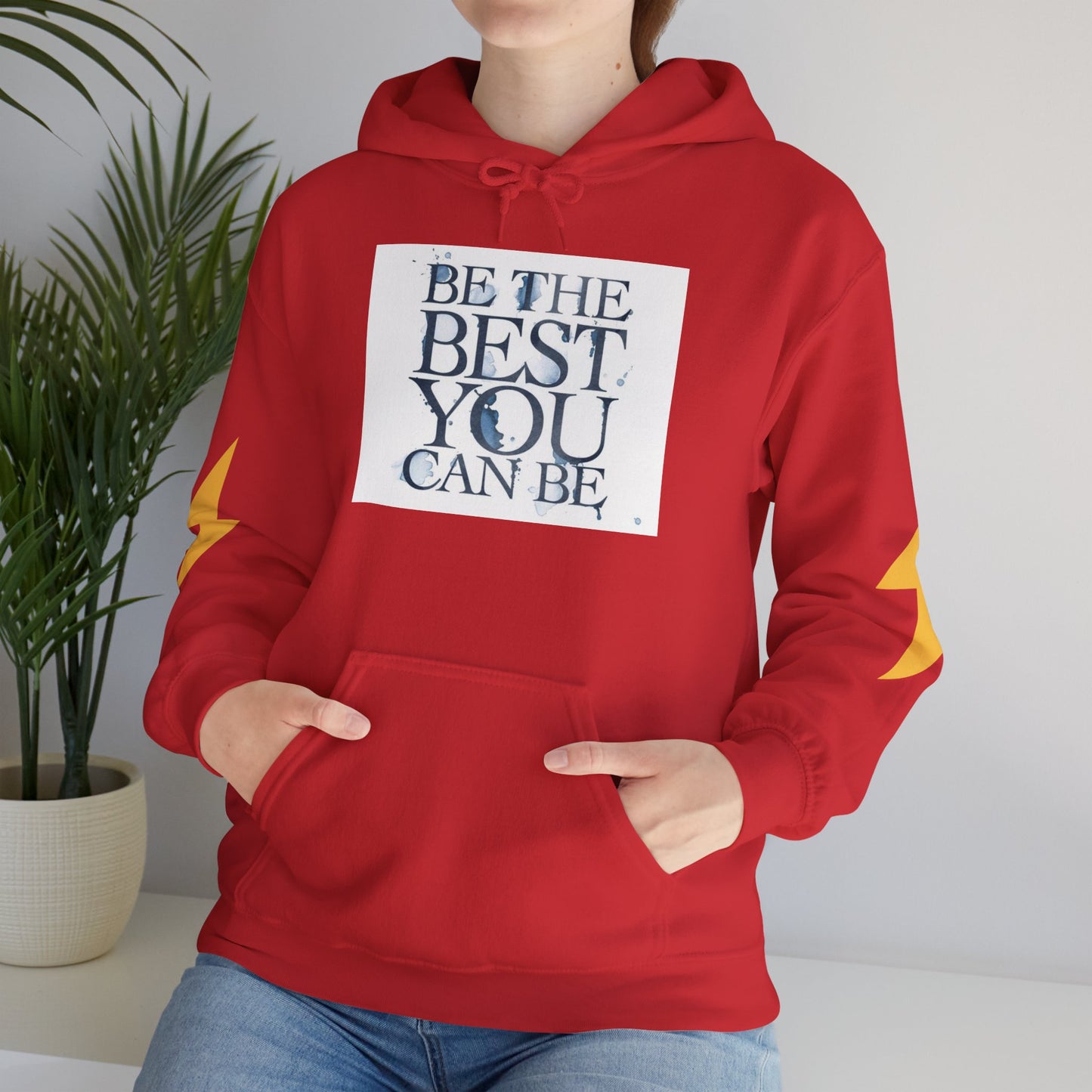Inspirational Quote Hoodie, Motivation Sweatshirt, Unisex Gift, Cozy Casual Wear, Perfect for Holidays, Be The Best You Can Be