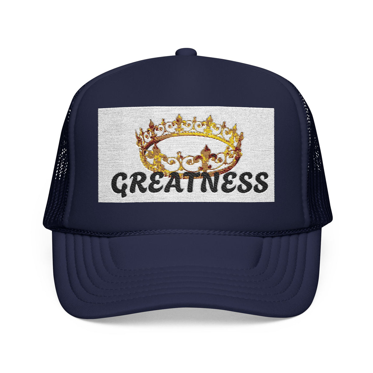 Greatness Hat — Foam Mesh Snapback Cap