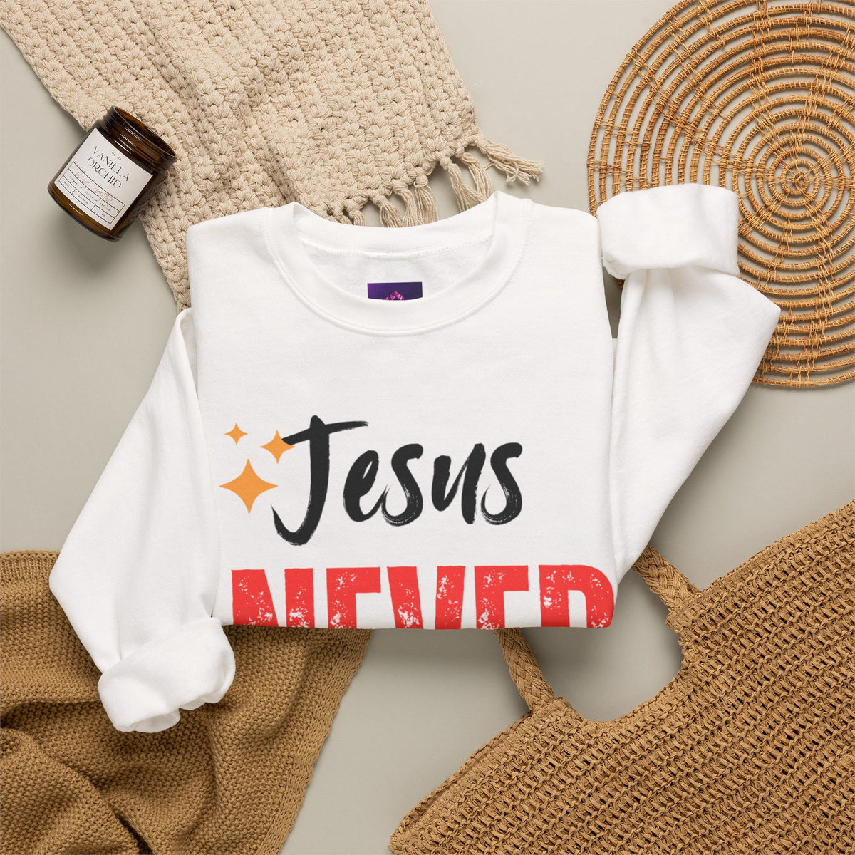Jesus Never Fails Sweatshirt
