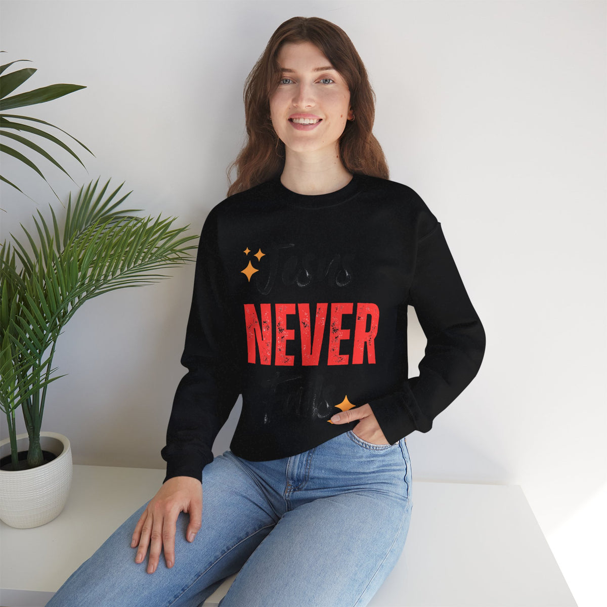 Jesus Never Fails Sweatshirt