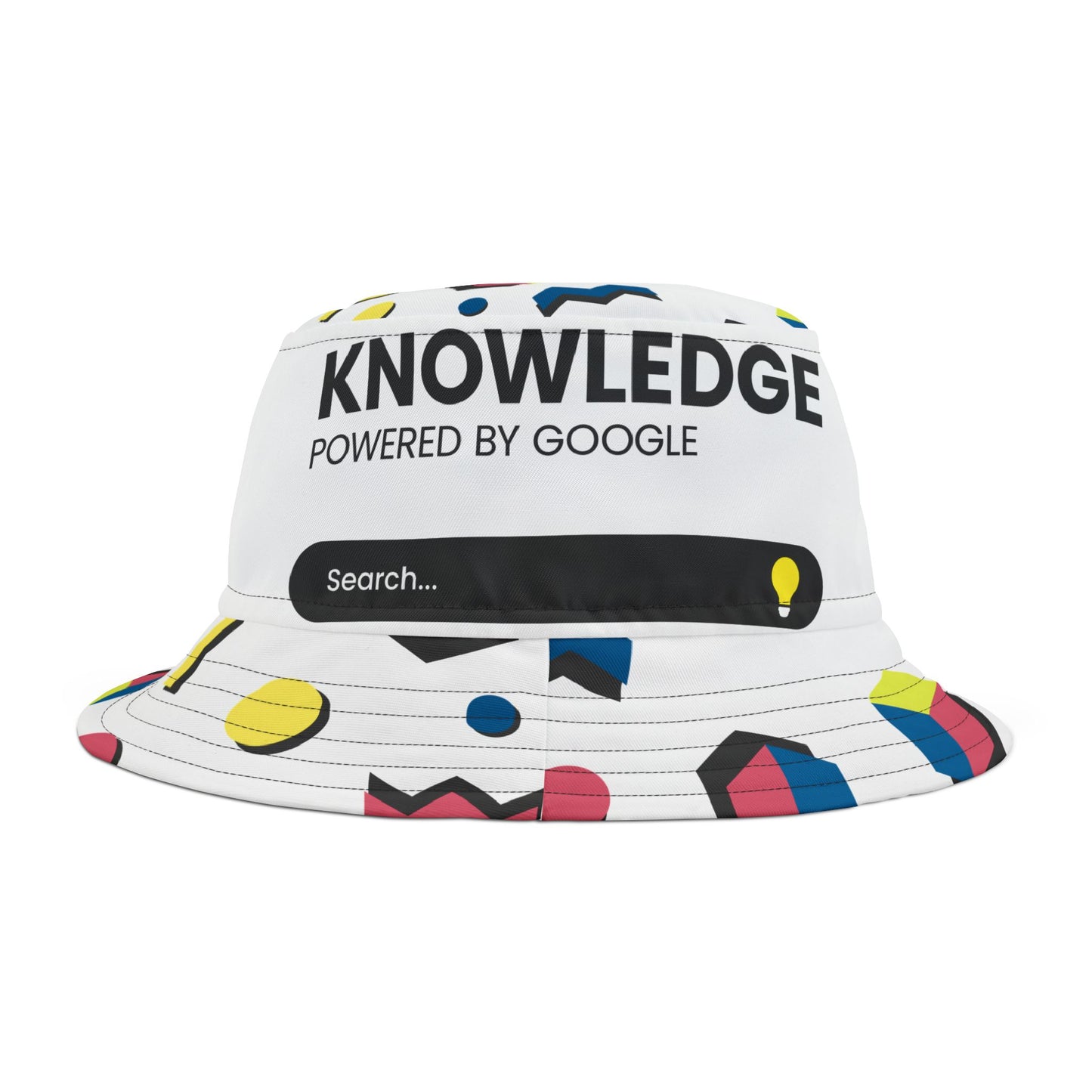 Knowledge Empowered Bucket Hat: Trendy AOP Summer Accessory, Perfect for Beach Days, Festivals, Gifts