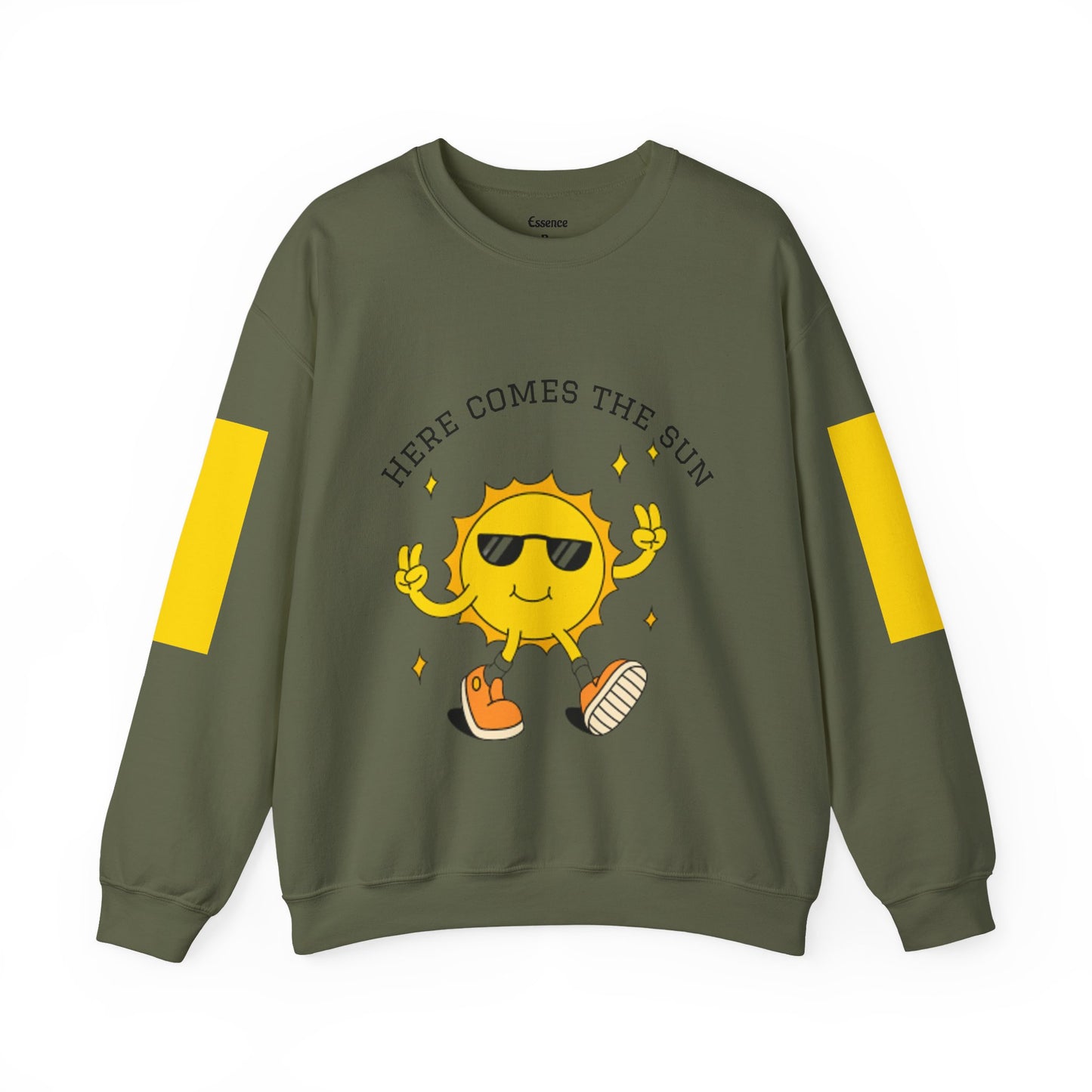 Sunny Vibes Sweatshirt - Bright Unisex Crewneck for Casual Days, Gift for Friends, Spring Fashion, Fun Layering, Sunshine Design