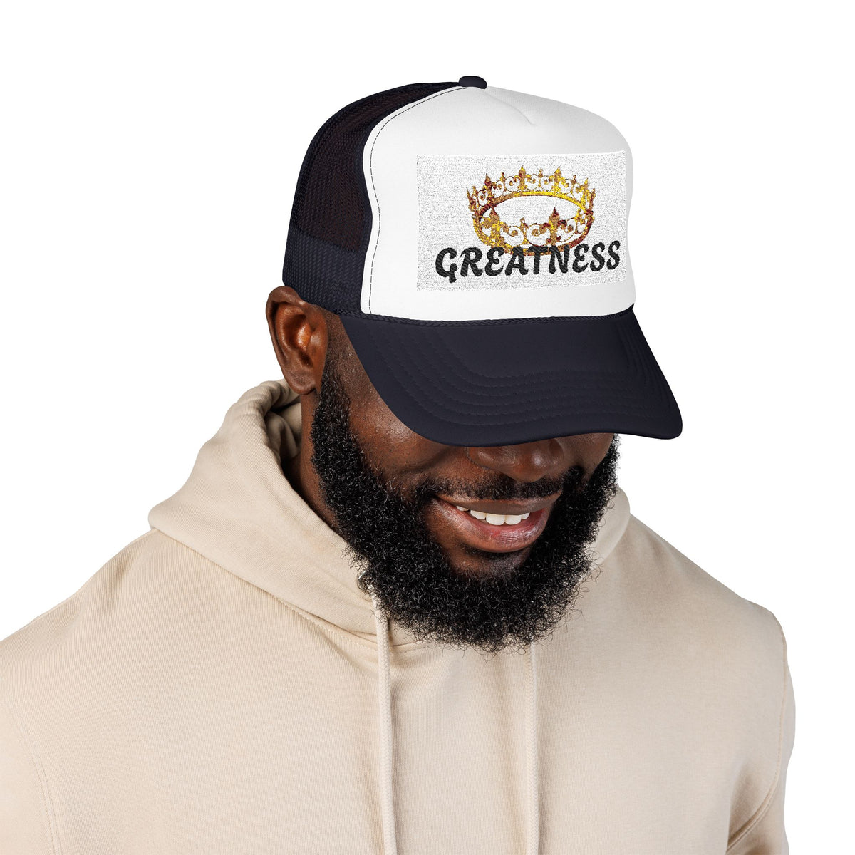 Greatness Hat — Foam Mesh Snapback Cap