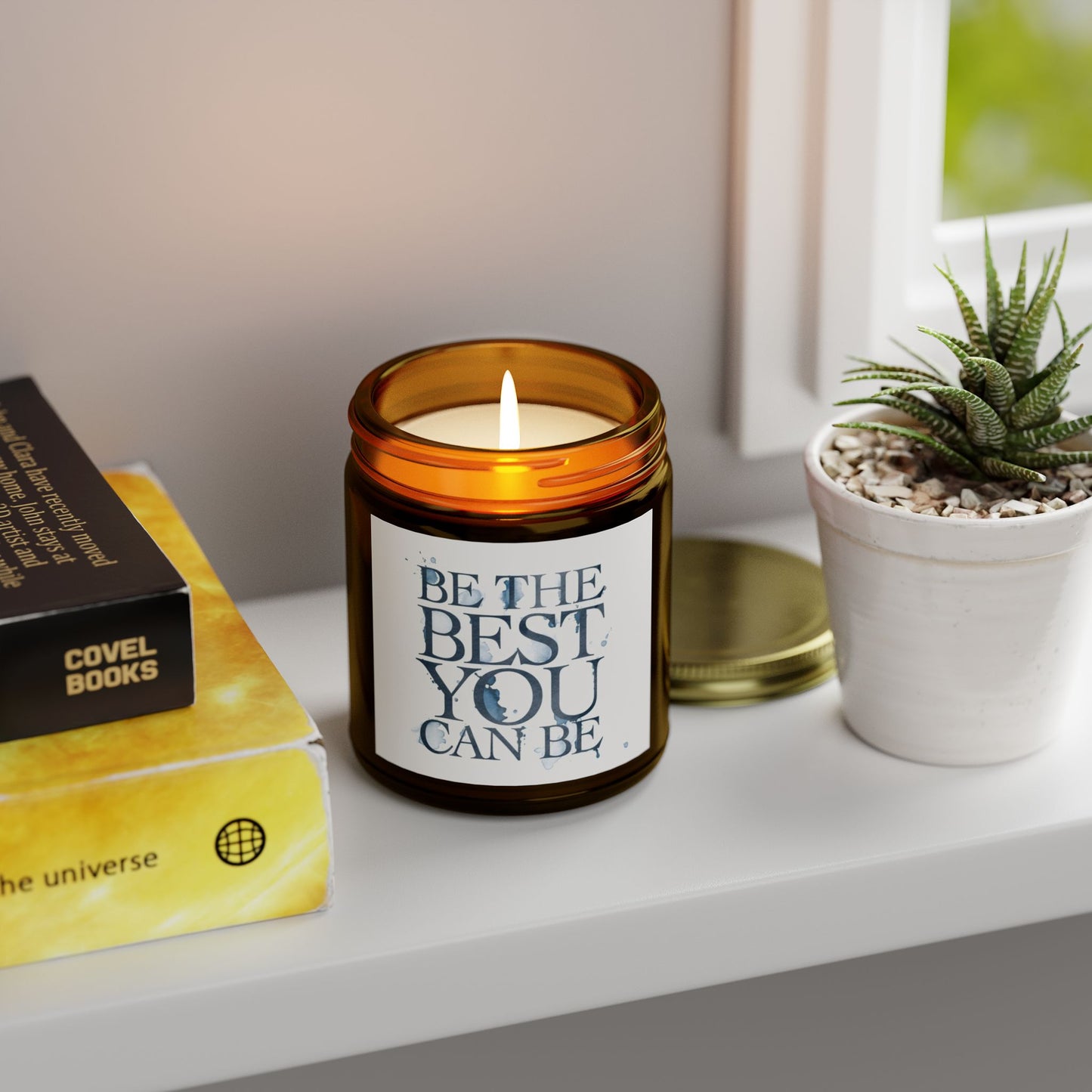 Motivational Scented Candles for Home, Cozy Gift, Aromatherapy Decor, Relaxation, Self-Care, Inspirational Gift
