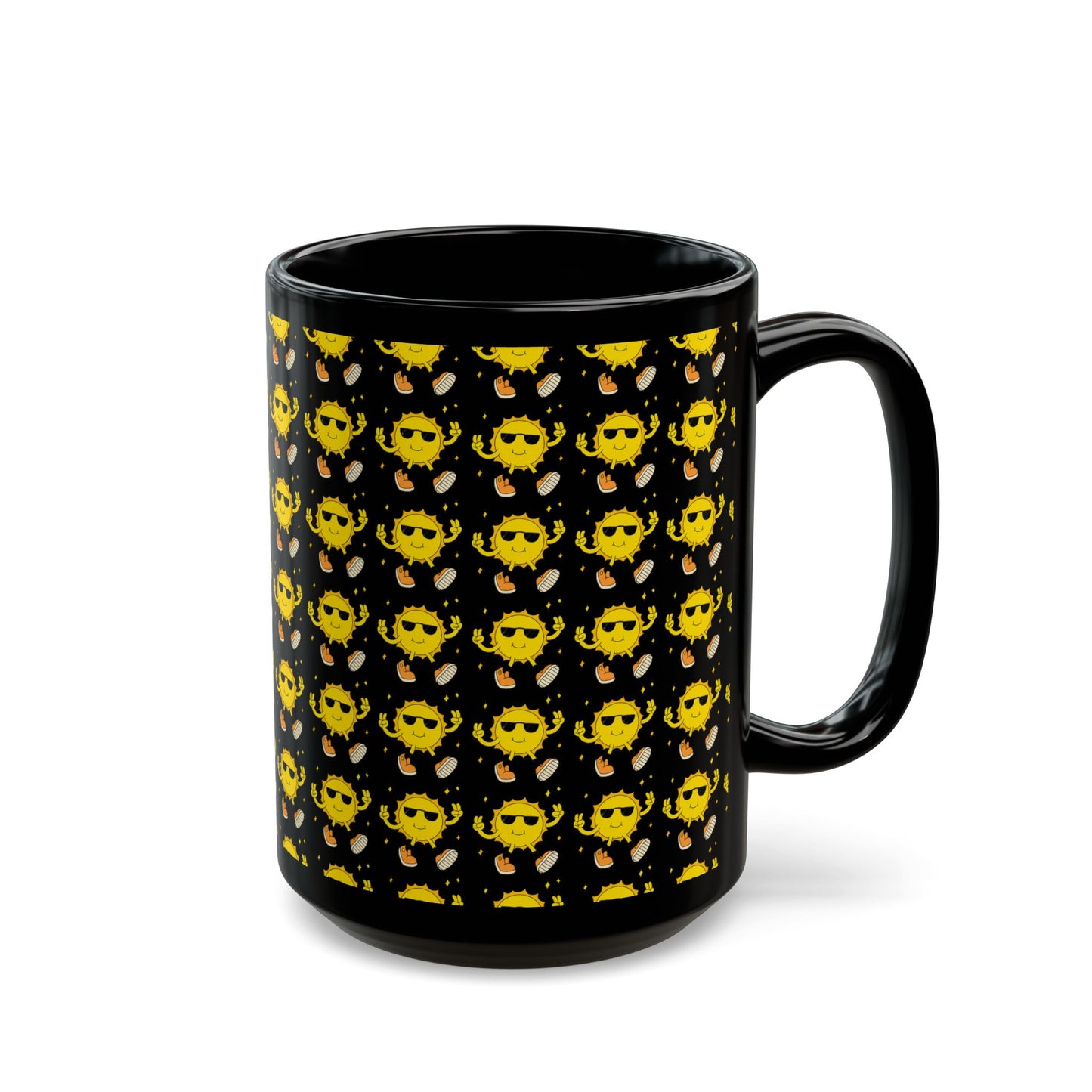 Vibrant Cartoon Illustration Mug - Perfect for Coffee Lovers, Gift for Friends, Quirky Kitchen Decor, Unique Birthday Gift, Fun Collectible