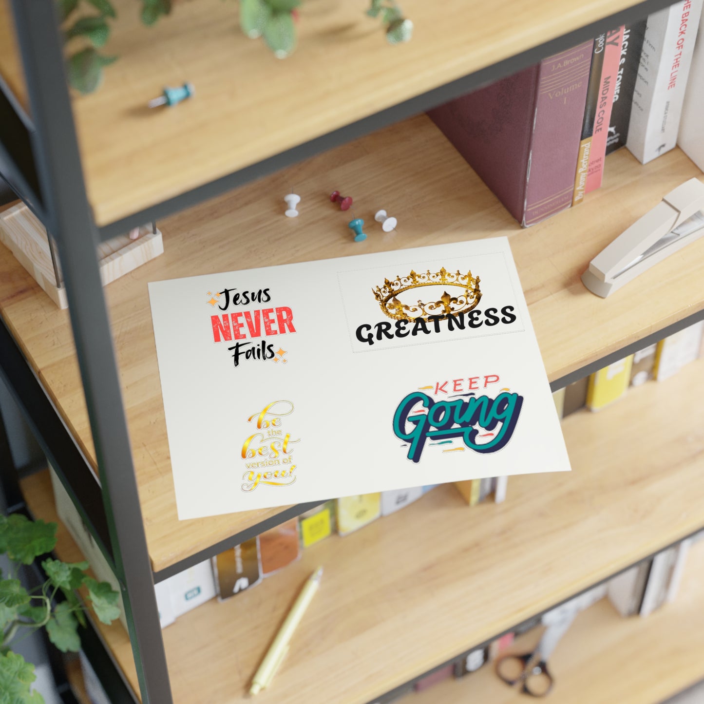 Inspirational Sticker Sheets for Motivation and Encouragement, Self-Improvement Stickers, Positive Affirmation Decor, Gifts for [...]