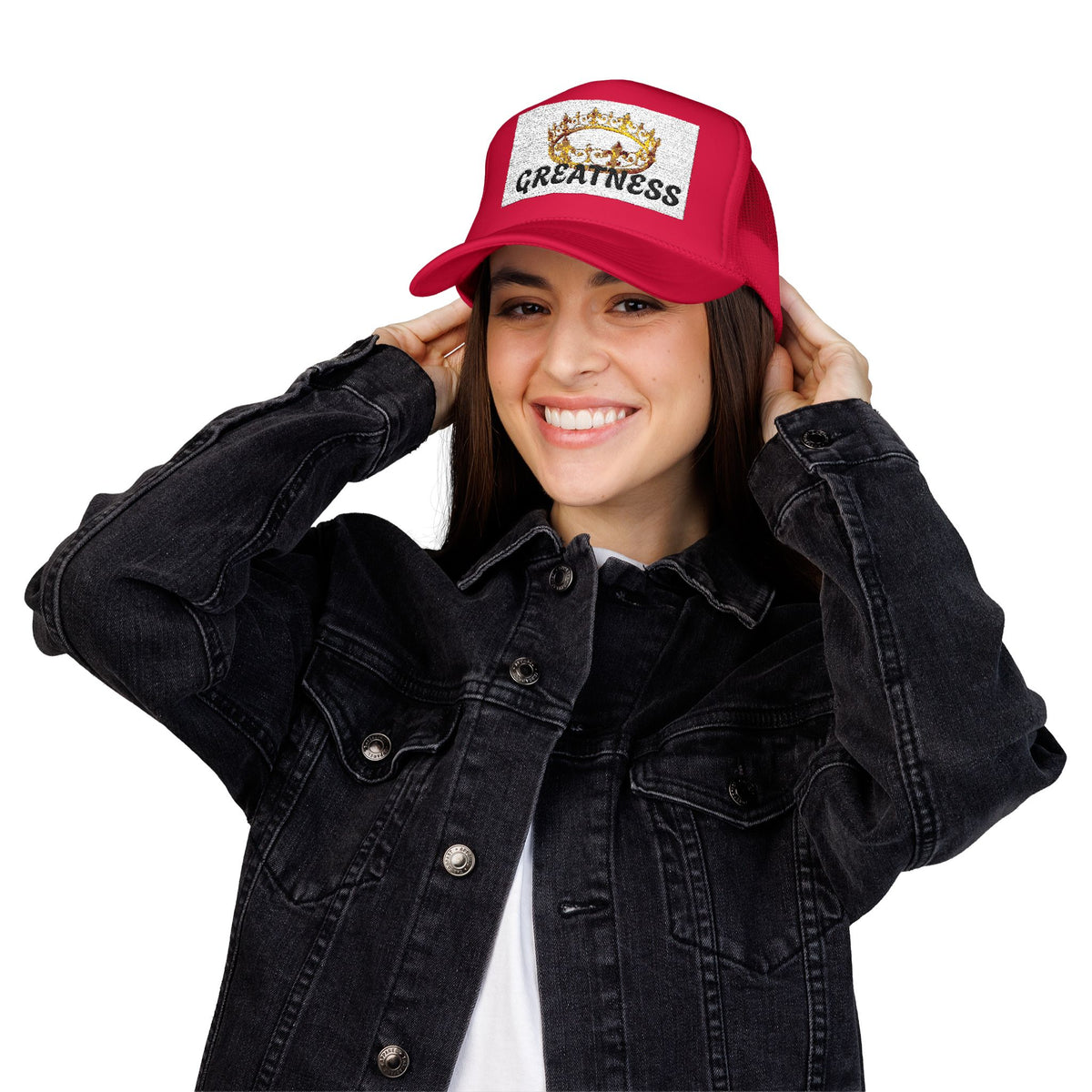 Greatness Hat — Foam Mesh Snapback Cap
