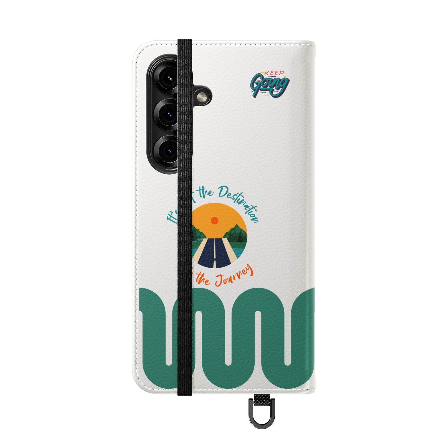 Inspirational Phone Flip Cases - Keep Going: Travel Lovers, Motivational Gifts, Phone Accessories, Road Trip Essentials, Adventure Gear