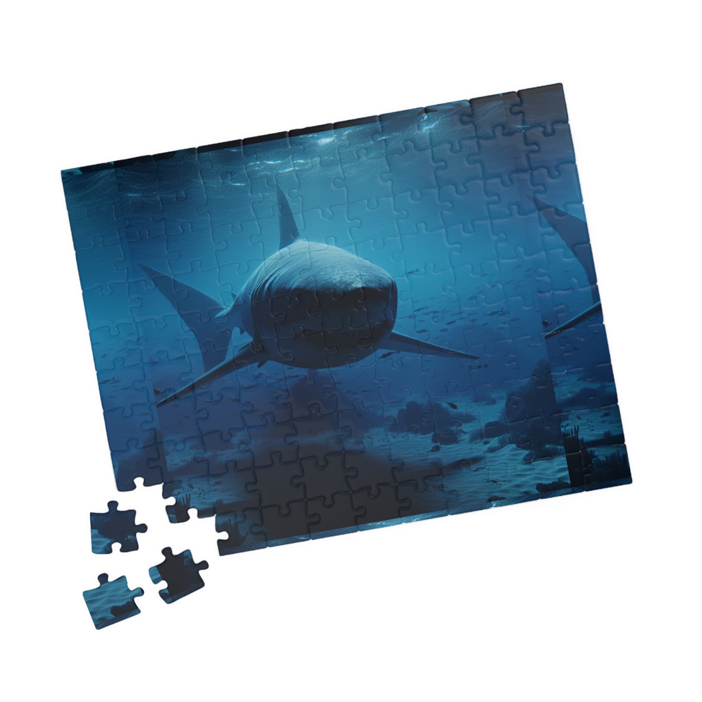 Ocean Life Puzzle - Perfect for Shark Lovers, Family Fun, Educational Activity, Gift for Holidays, 110 to 1014-Piece Options