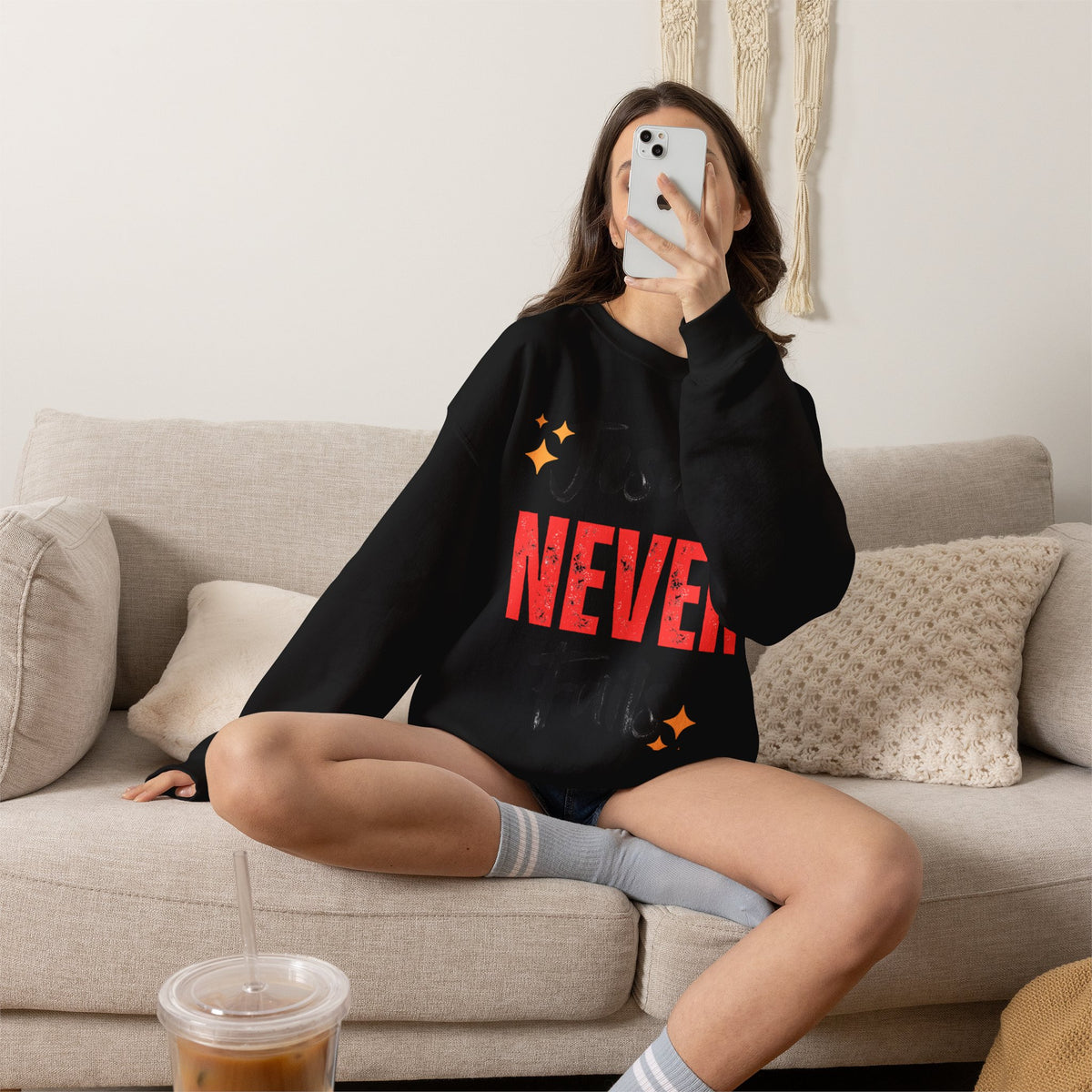 Jesus Never Fails Sweatshirt
