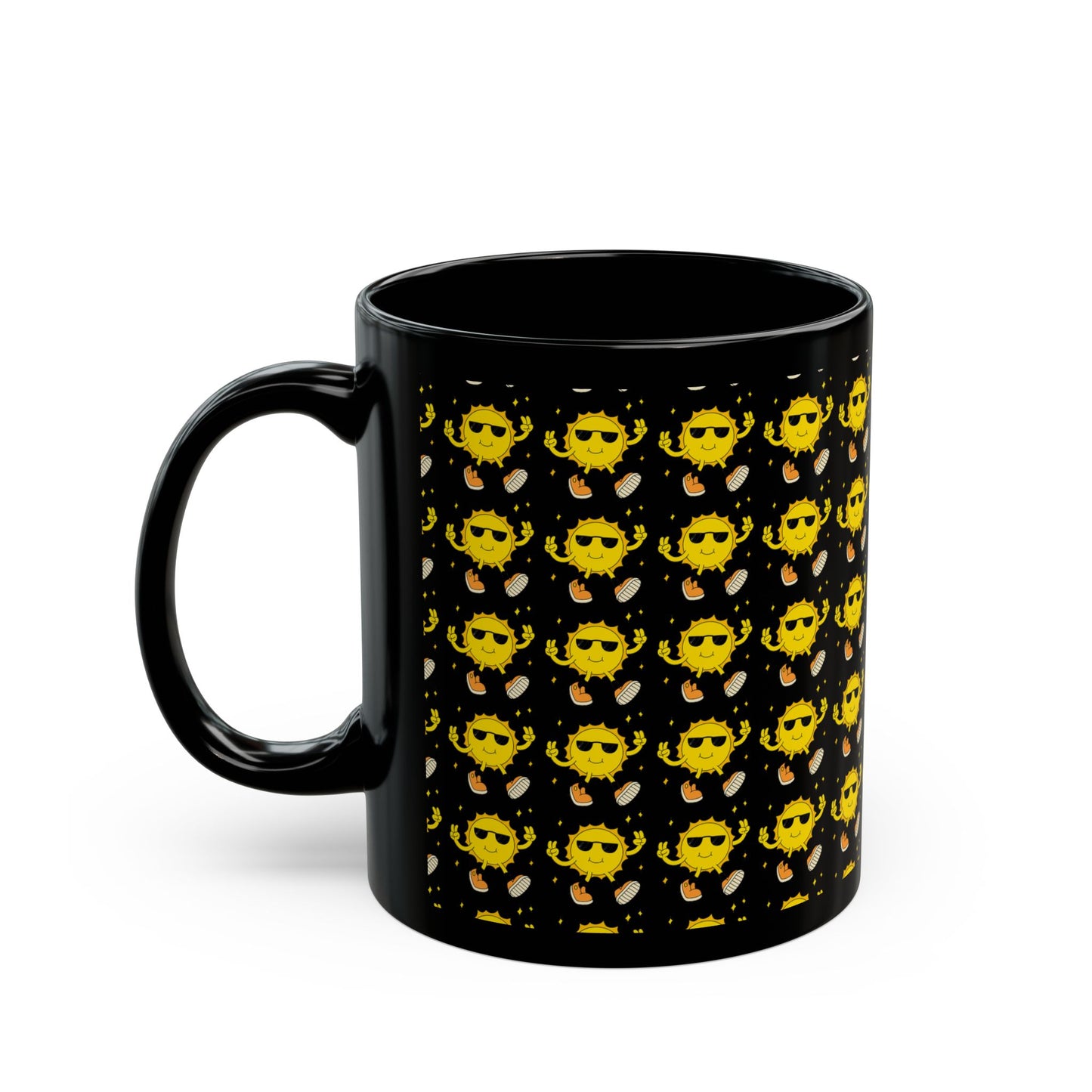 Vibrant Cartoon Illustration Mug - Perfect for Coffee Lovers, Gift for Friends, Quirky Kitchen Decor, Unique Birthday Gift, Fun Collectible