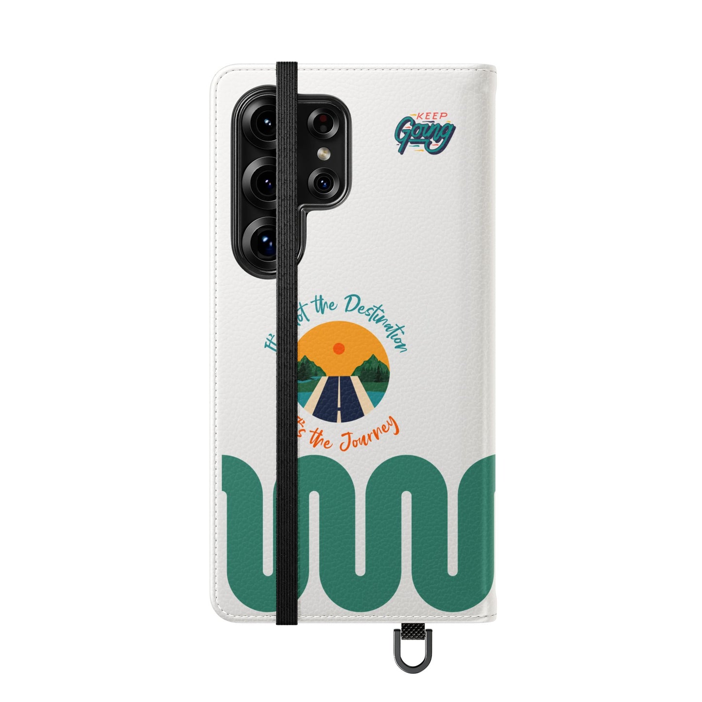 Inspirational Phone Flip Cases - Keep Going: Travel Lovers, Motivational Gifts, Phone Accessories, Road Trip Essentials, Adventure Gear