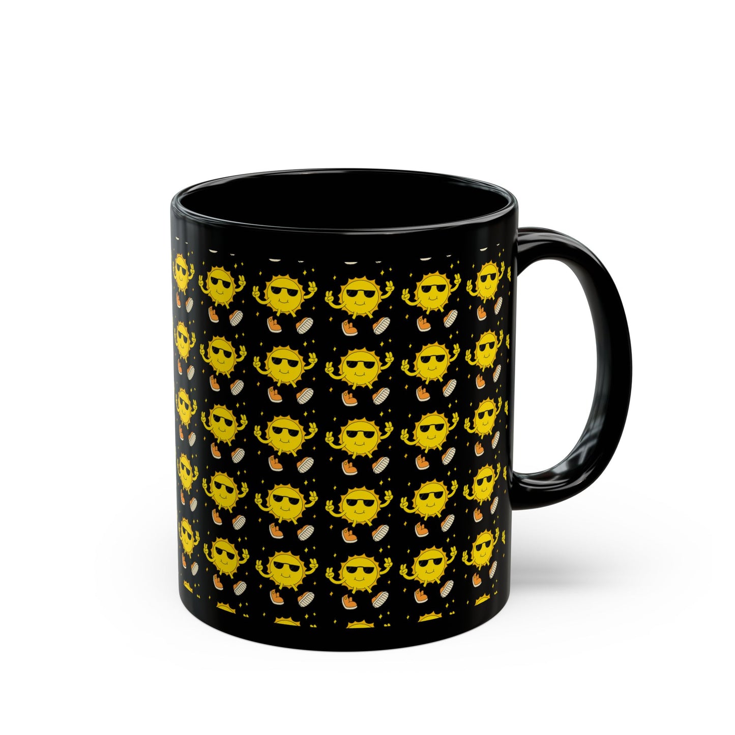 Vibrant Cartoon Illustration Mug - Perfect for Coffee Lovers, Gift for Friends, Quirky Kitchen Decor, Unique Birthday Gift, Fun Collectible