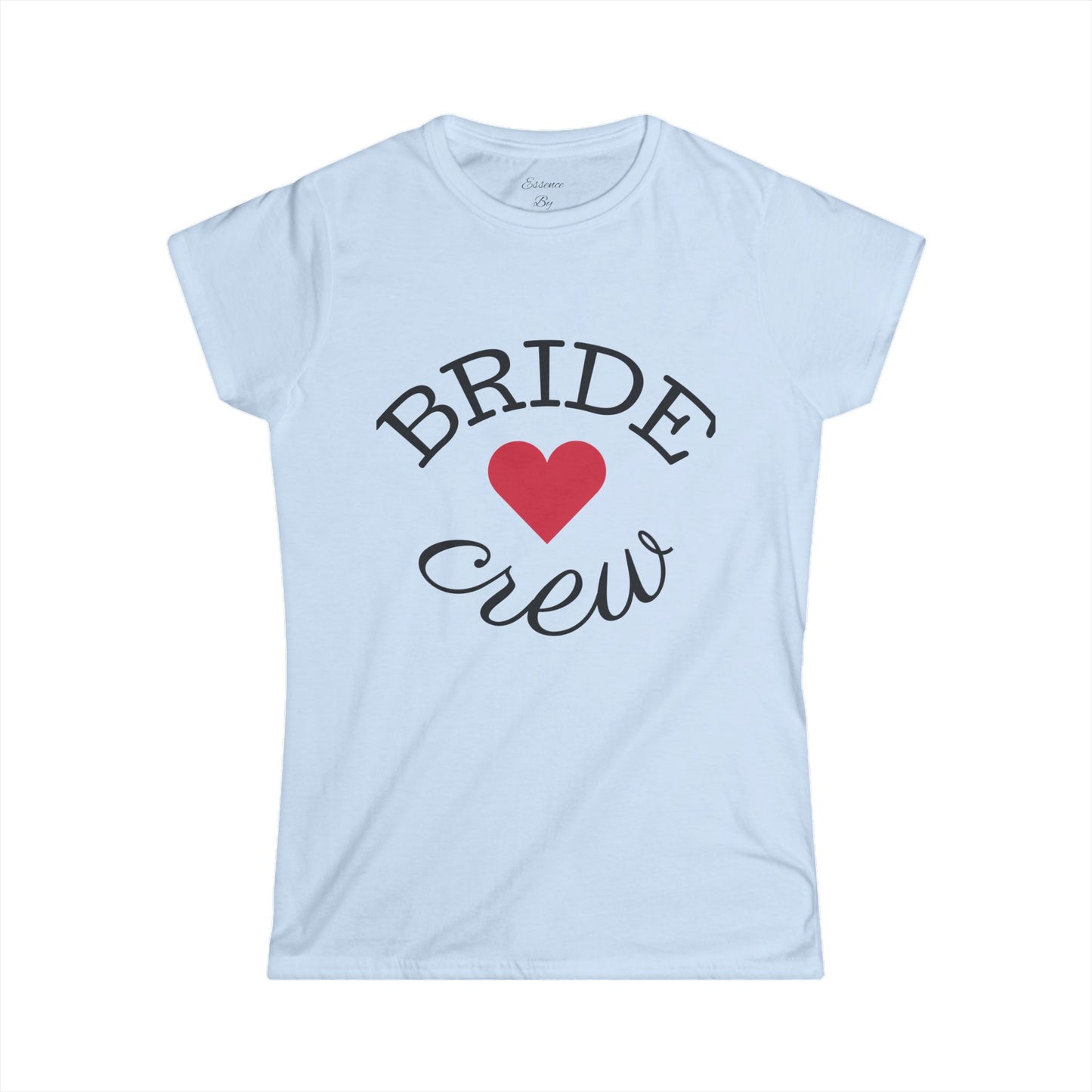 Bridal Party Softstyle Tee, Bride Crew Shirt, Bachelorette Gift, Wedding Celebration Outfit, Bridesmaid Apparel, Stylish Wedding Wear