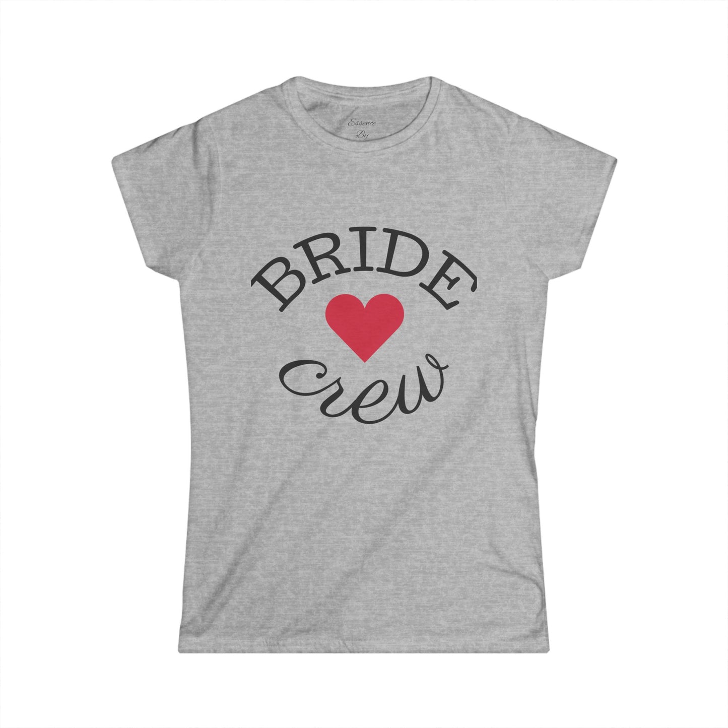 Bridal Party Softstyle Tee, Bride Crew Shirt, Bachelorette Gift, Wedding Celebration Outfit, Bridesmaid Apparel, Stylish Wedding Wear