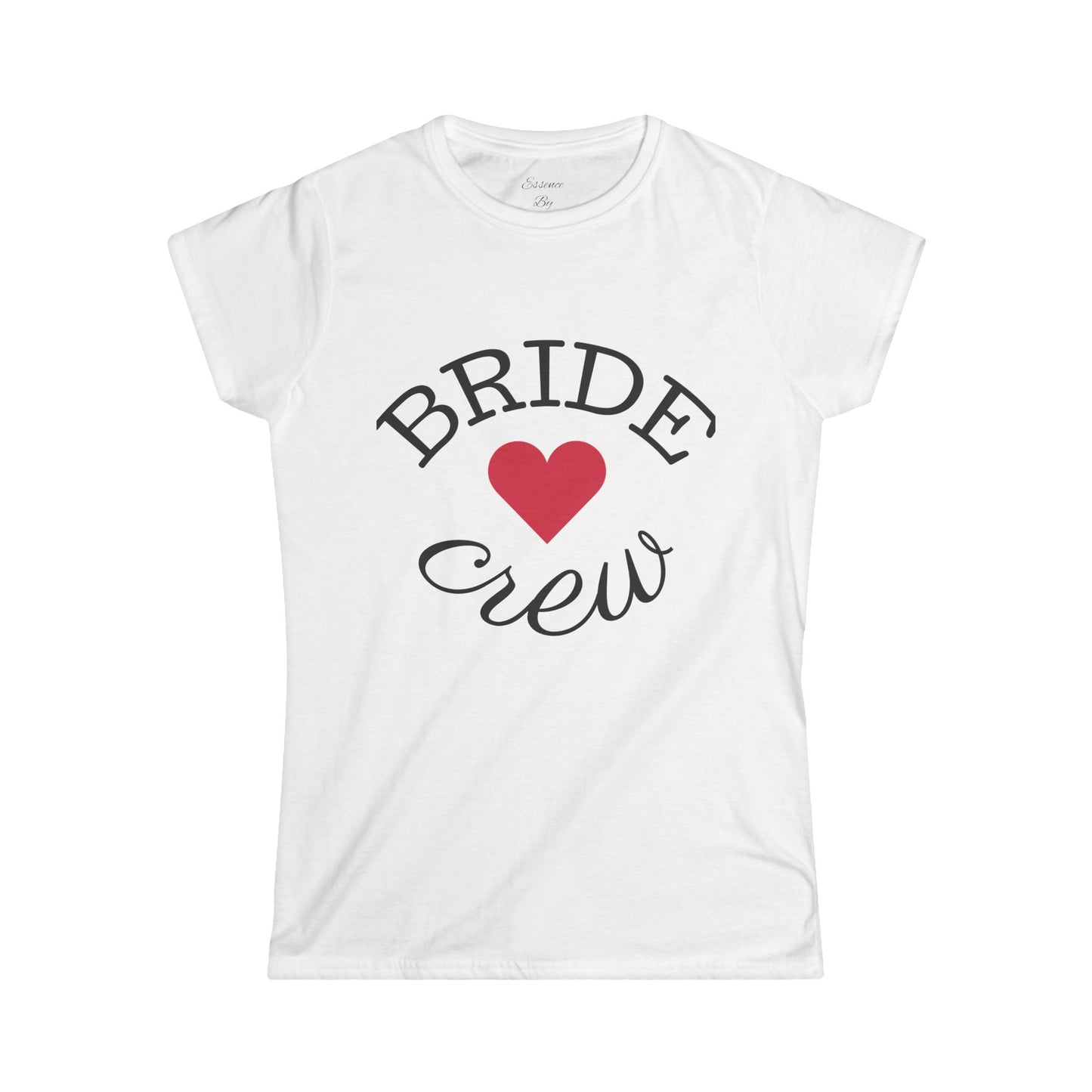 Bridal Party Softstyle Tee, Bride Crew Shirt, Bachelorette Gift, Wedding Celebration Outfit, Bridesmaid Apparel, Stylish Wedding Wear